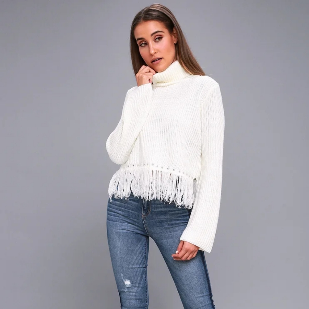 Lulu's Freethinker Fringe Sweater